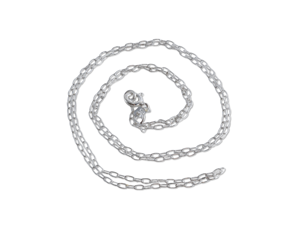 CADENA PLATA 60 CM.